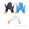 Schwarz nitrile Vinylhandschuhe ölbeständige Handschuhe
